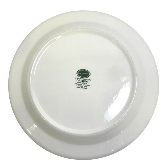 Portmeirion 1998-2006 Retired 'Options' Embossed Smooth Laurel Rim Dinner Plate - Picture 4 of 5